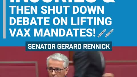 Australian Sen. Rennick: 'Stop discrimination against unvaccinated workers'