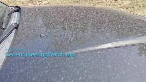 Magnetic Particle Dust residue on vehicles after "RAIN" - Follow Dane Wigington on YT