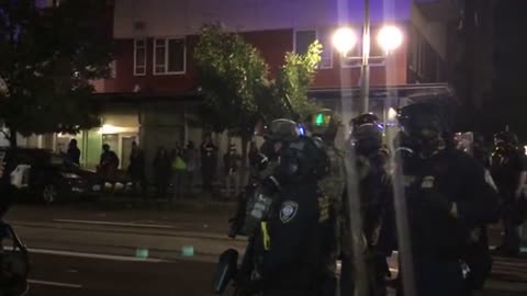 Raw Footage: George Floyd Riots Spill Over Onto The Portland ICE Facility