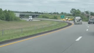 Airplane Emergency Landing on I-470 Highway