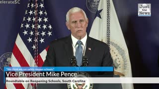 Pence: We think we can safely reopen schools.
