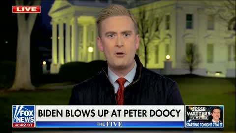 Peter Doocy Reacts to Joe Biden Calling Him a "stupid son of a b****"