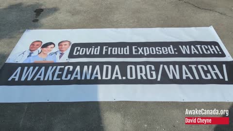 Awake Canada Offline Banners Going Across the Country!