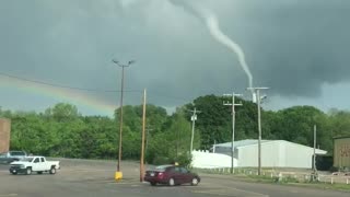 Steel and Wire Factory Hit by Tornado