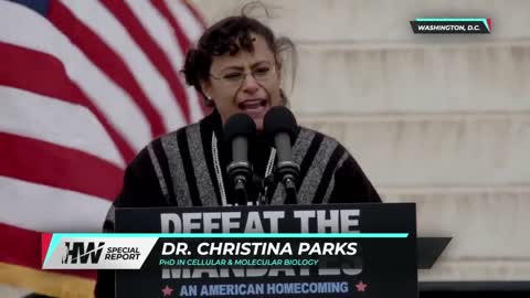 Dr. Parks - Defeat the Mandates DC Rally - Vax Hesitancy