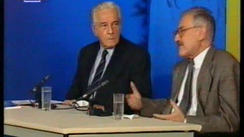 Emisiune despre revoluție cu Sergiu Nicolaescu nervos (1996)