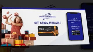 Immortal Seats Gift Card Ad
