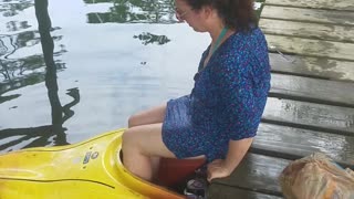 Getting into a Kayak Fail