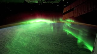 Aurora Borealis Seen From Space