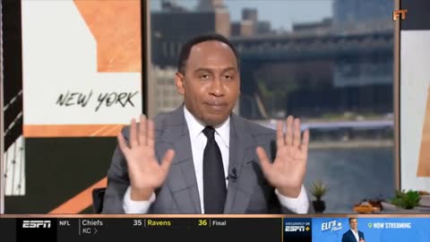 Stephen A. & Michael Irvin reacts Lamar leads Ravens def. Chiefs 36-35, Mahomes: 3 TD, INT, 343 Yds