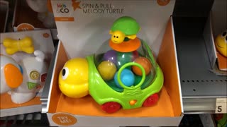 Spin & Pull Melody Turtle Toy