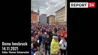 Kundgebung für die Freiheit in Innsbruck