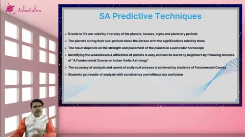 SA Predictive Techniques - Learning Vedic astrology step by step