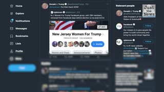 Trump blasted Facebook for removing 'NJ Women for Trump' group, later tweeted that page was restored