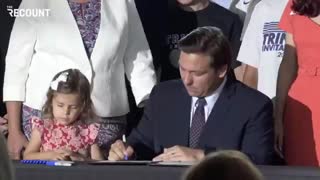 Ron DeSantis DEFENDS Young Women - Signs Bill Protecting Youth Sports