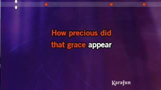 Amazing grace karaoke
