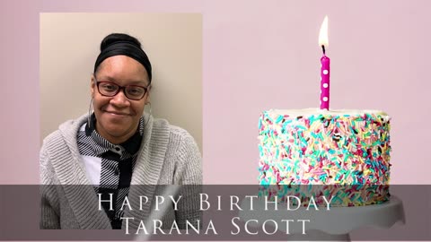 Happy birthday to Tarana