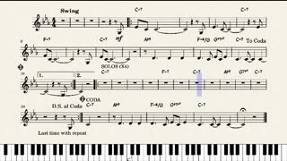 John Coltrane EQUINOX (Jazz Play Along Vol. 13) Melody with sheet music