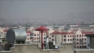 Smoke rises from Kabul airport after explosion