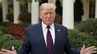 President Donald Trump video message to the American people