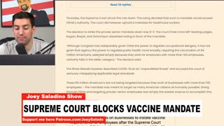 Supreme Court BLOCKS Vaccine Mandate