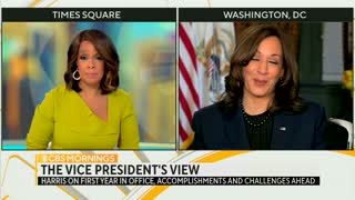 Kamala Laughs Off Question About Omicron Surge, Biden's Failure
