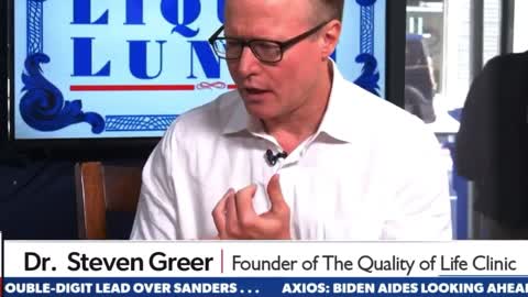 Steven E Greer, MD saying masks might work