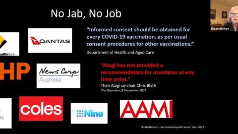 AMN Masterclass with Elizabeth Hart - Conflicts of Interest & COVID-19 Vaccines