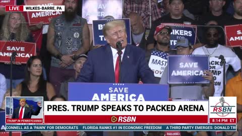 Save America Trump Rally in Wilkes-Barre, Pa 9/3/22