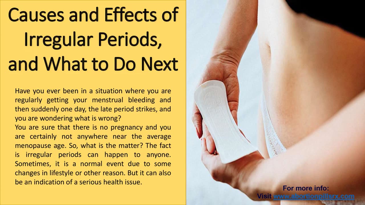 Causes And Effects Of Irregular Periods, And What To Do Next