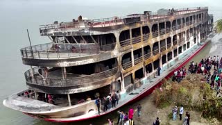 Bangladesh ferry fire kills at least 38 people