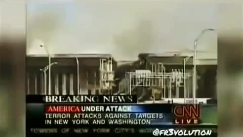 News Footage on 9/11/2001 at Pentagon | Aired One Time and Never Again on TV Afterward