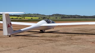 Glider and tug tow plane, Western Australia