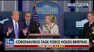 Trump talks about 'angry media' at coronavirus press conference