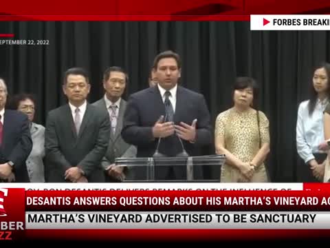 Video: DeSantis Answers Questions About His Martha’s Vineyard Actions