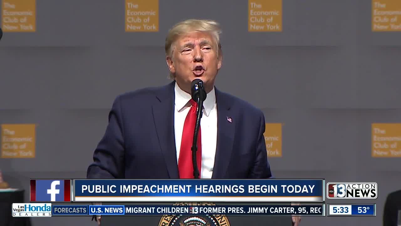 Public impeachment hearings