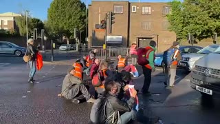 Drivers clash with Insulate Britain protesters