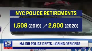 Major Police Departments Losing Officers