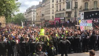 Paris Protests Tyranny 07-24-2021