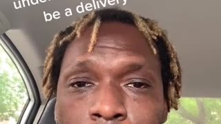 Homeless UBER eats driver Cries after getting small tips