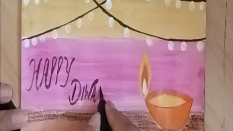 Free Printable Happy Diwali Card - Smiling Colors