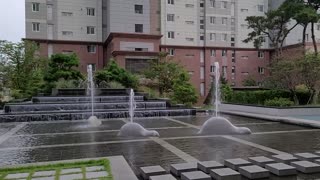 The apartment complex in Korea