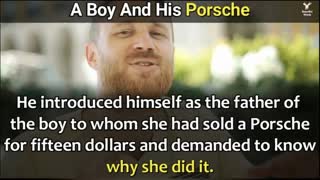 A 15-Year-old boy comes home with a Porsche