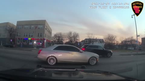 Dash Cam: Milwaukee Police Pursuit of Dodge Challenger