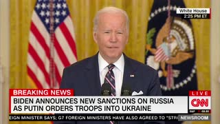 Biden Sanctions Russia Over Ukraine