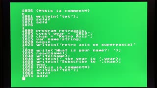 Super Pascal for Commodore 64 on the C64 mini : Ep 02.4