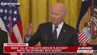 Biden's Brain BREAKS - Starts Shouting in Middle of Speech