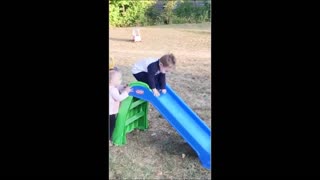 Kid Falling into his face
