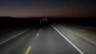 Time lapse truck driver