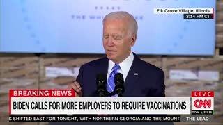 Biden mixes up “television” and says “telephone” instead